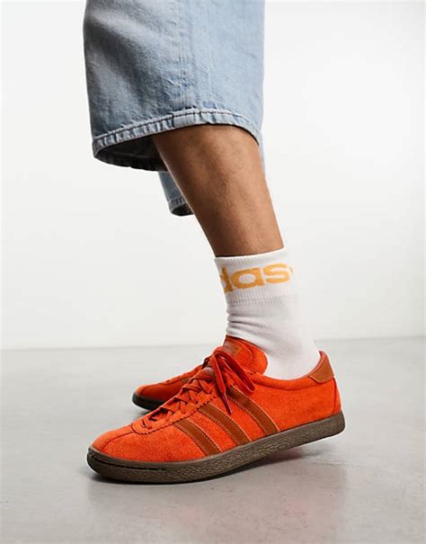 adidas turnschuhe grün mit orange fransen|adidas Originals – Hamburg – Sneaker in Orange und .